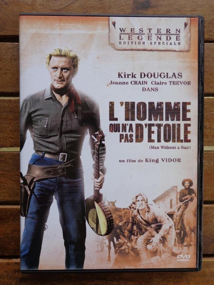 )))  L' homme qui n' a pas d' étoile  //  Kirk Douglas  (((, Cd's en Dvd's, Dvd's | Avontuur, Zo goed als nieuw, Alle leeftijden