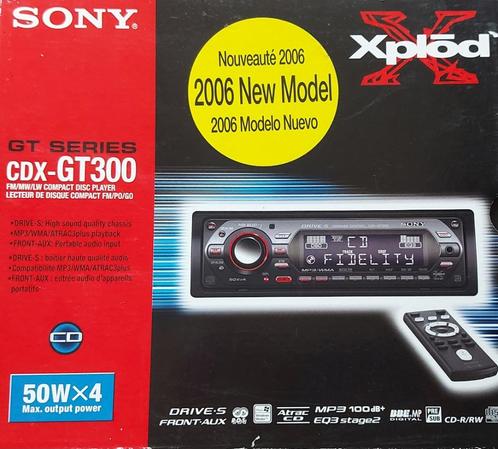 Autoradio Sony CDX-GT300, Autos : Divers, Autoradios, Comme neuf, Enlèvement