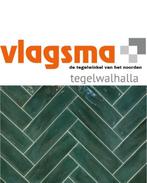 Groene handvormtegels opal emerald glans 7,5x30 cm, Bricolage & Construction, Dalles & Carrelages, 20 à 40 cm, Céramique, Moins de 20 cm