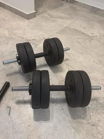 Haltères 30kg musculation kit 2-en-1 beschikbaar voor biedingen