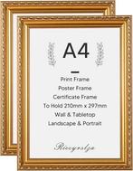 Vintage fotolijst | A4 | 2 stuks | GRATIS LEVERING