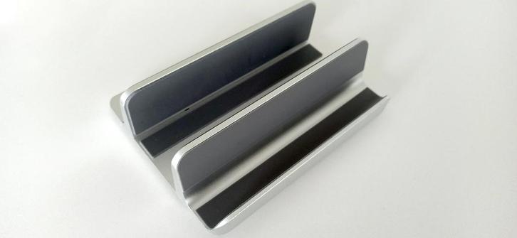 aluminium dual docking voor laptop en tablet (nieuw), Computers en Software, Dockingstations, Nieuw, Laptop, Ophalen of Verzenden