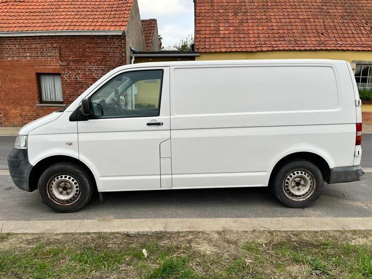 VW Transporter T5 1.9TDI, Auto's, Volkswagen, Particulier, Transporter, Radio, Diesel, Handgeschakeld, Wit, Ophalen