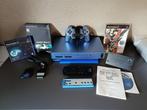 PLAYSTATION 2 AQUA BLUE FULL KIT ZELDZAAM !, Games en Spelcomputers, Blauw, Phat, Met games, Ophalen of Verzenden