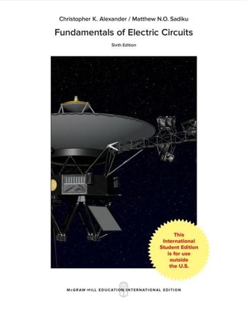 Fundamentals of Electric Circuits beschikbaar voor biedingen