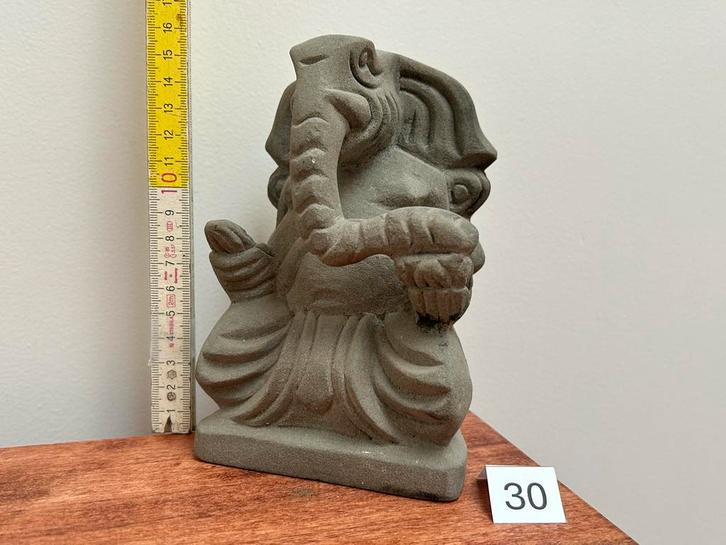 Ganesh - statue en pierre - 30, Antiquités & Art, Art | Art non-occidental, Enlèvement ou Envoi
