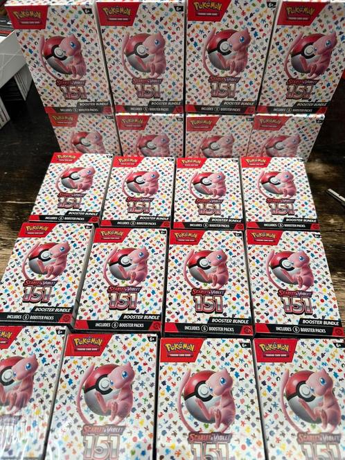 151 booster bundles, Hobby en Vrije tijd, Verzamelkaartspellen | Pokémon, Booster, Ophalen of Verzenden