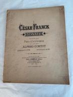 César Franck — Sonate (transcription pour piano), Enlèvement ou Envoi, Artiste ou Compositeur, Classique, Utilisé