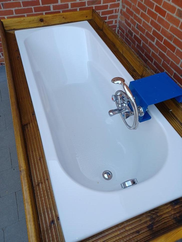 Outdoor ligbad voor terras, staancaravan of pergola, Caravans en Kamperen, Kampeermeubelen, Zo goed als nieuw, Campingmeubel-accessoire