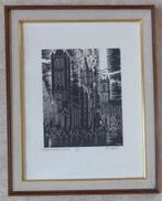 FRANS MASEREEL / GENTS GROOTHEID / ZW-W HOUTSNEDE / 77x61cm, Antiek en Kunst, Ophalen