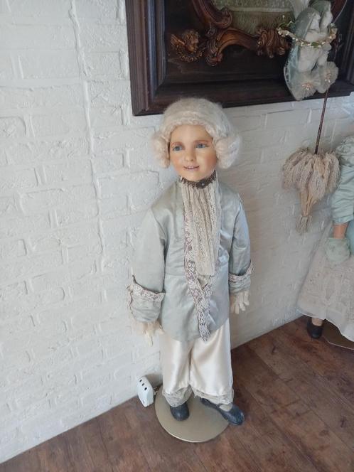 Antiek Mannequin, Wassen Buste Hoofdje , P.Imans ,VERKOCHT, Antiek en Kunst, Curiosa en Brocante, Ophalen