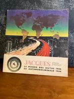 JACQUES CHOCOLADE LE MONDE DES AUTOS AUTOMOBIELWERELD 1966, Ophalen of Verzenden, Gelezen, Jacques-chocolade, Plaatjesalbum