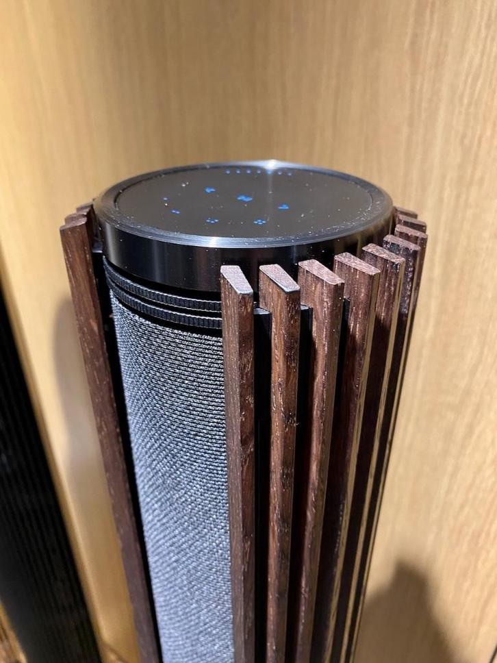 Bang.& Olufsen Beolab 28 Black Anthracite Dark oak - B&O, Audio, Tv en Foto, Luidsprekerboxen, Zo goed als nieuw, Front, Rear of Stereo speakers