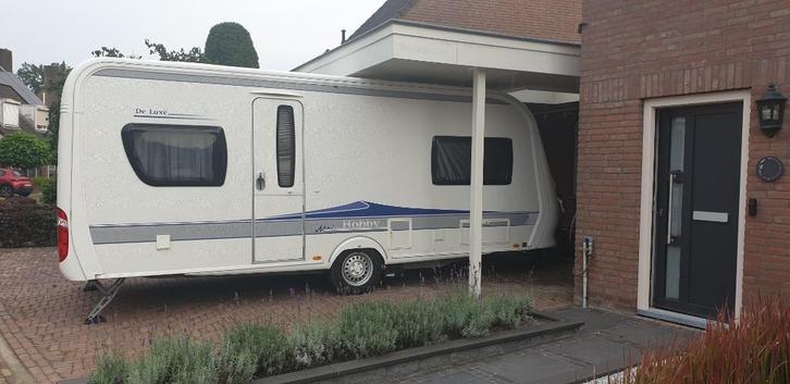 Te Koop Hobby Caravan 540 UL de Luxe 2011, Caravans en Kamperen, Caravans, Particulier, tot en met 5, Rondzit, Hobby, 6 tot 7 meter