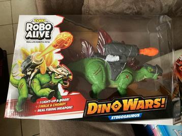 ZURU - ROBO ALIVE DINO WARS - Stegosaurus ( Nieuw in doos ) beschikbaar voor biedingen