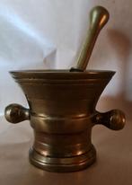 Vijzel met stamper - brons, Ophalen of Verzenden, Brons