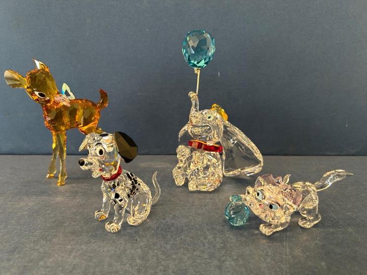 Swarovski Set Disney items, Dumbo, Bambi, Marie & Lucky, Verzamelen, Swarovski, Nieuw, Figuurtje, Ophalen of Verzenden