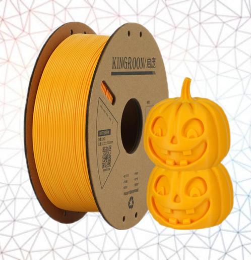Nieuwe KINGROON 3D filament PLA ORANJE nieuwe rol a 1 kilo., Computers en Software, 3D-printerbenodigheden, Nieuw, Verzenden