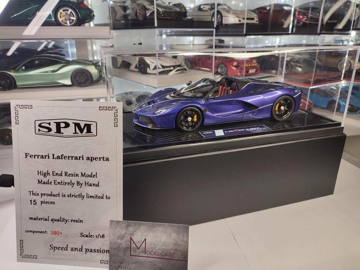 Ferrari laFerrari aperta 1/18 SPM model, Hobby & Loisirs créatifs, Voitures miniatures | 1:18, Comme neuf, Voiture, Autoart, Enlèvement ou Envoi