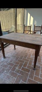 GRATIS Tafel + 4 stoelen, 100 à 150 cm, Quatre personnes, Enlèvement, Utilisé