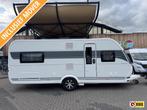 Hobby Prestige 560 FC 2023 MOVER + VOORTENT 3m, Caravans en Kamperen, Rondzit, Schokbreker, 5 tot 6 meter, 1250 - 1500 kg