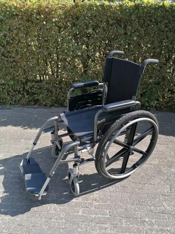 Mooie rolstoel - te koop, Enlèvement, Comme neuf, Fauteuil roulant à pousser
