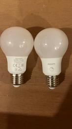 Philips LED 2x lampes à intensité variable E27 -470 lumens 2, Comme neuf, Soft ou Flame, E27 (grand), Enlèvement ou Envoi