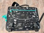 Boekentas Kipling + fluo regenhoes, Ophalen, Gebruikt, Zwart, Aktetas of Boekentas