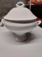 Antieke soepterrine in porselein met deksel, Antiek en Kunst, Ophalen