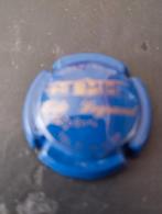 Champagne of bier capsule kleur licht blauw en zilver kleur, Verzamelen, Ophalen