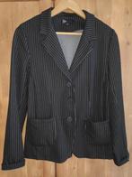 zwarte blazer met krijtstrepen, Kleding | Dames, Jasjes, Kostuums en Pakken, L'histoire de Louise, Ophalen of Verzenden, Zo goed als nieuw