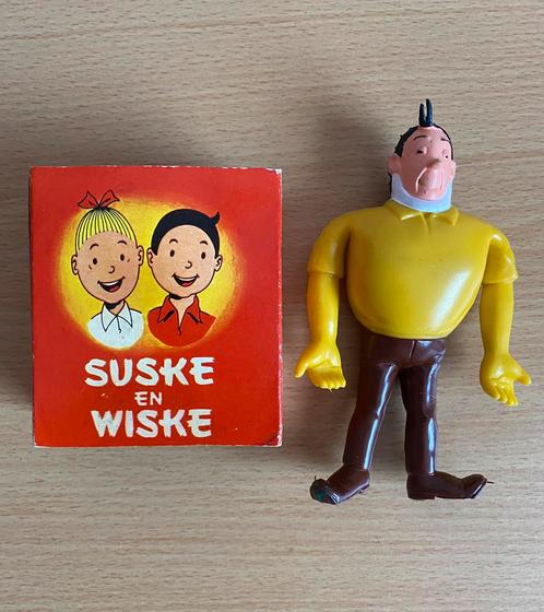Stripfiguur Jerom Suske en Wiske plooibaar figuurtje vintage, Verzamelen, Stripfiguren, Zo goed als nieuw, Beeldje of Figuurtje