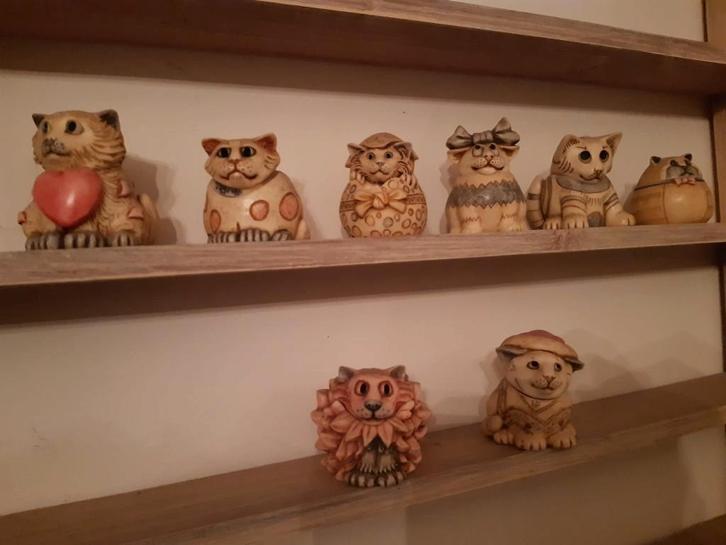 Julia Potbelly's cat-SET Harmony Kingdom, Antiquités & Art, Curiosités & Brocante, Enlèvement