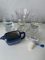 2 glazen, 2 karaffen en een RICARD-doseerapparaat, Ophalen of Verzenden, Zo goed als nieuw