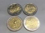 Eurozone lot E 4 x 2 euro verschillende, Postzegels en Munten, Munten | Europa | Euromunten, Ophalen of Verzenden, 2 euro