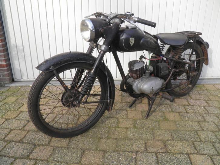 IFA oldtimer motor 125 cc, bouwj 1950, Motoren, Motoren | Oldtimers, Overig, 1 cilinder, Ophalen