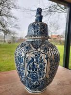 Delfts blauw dekselvaas, Antiek en Kunst, Ophalen