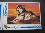 Clementoni Siberian Husky Puzzel 1000 st, Ophalen of Verzenden, 500 t/m 1500 stukjes, Nieuw, Legpuzzel