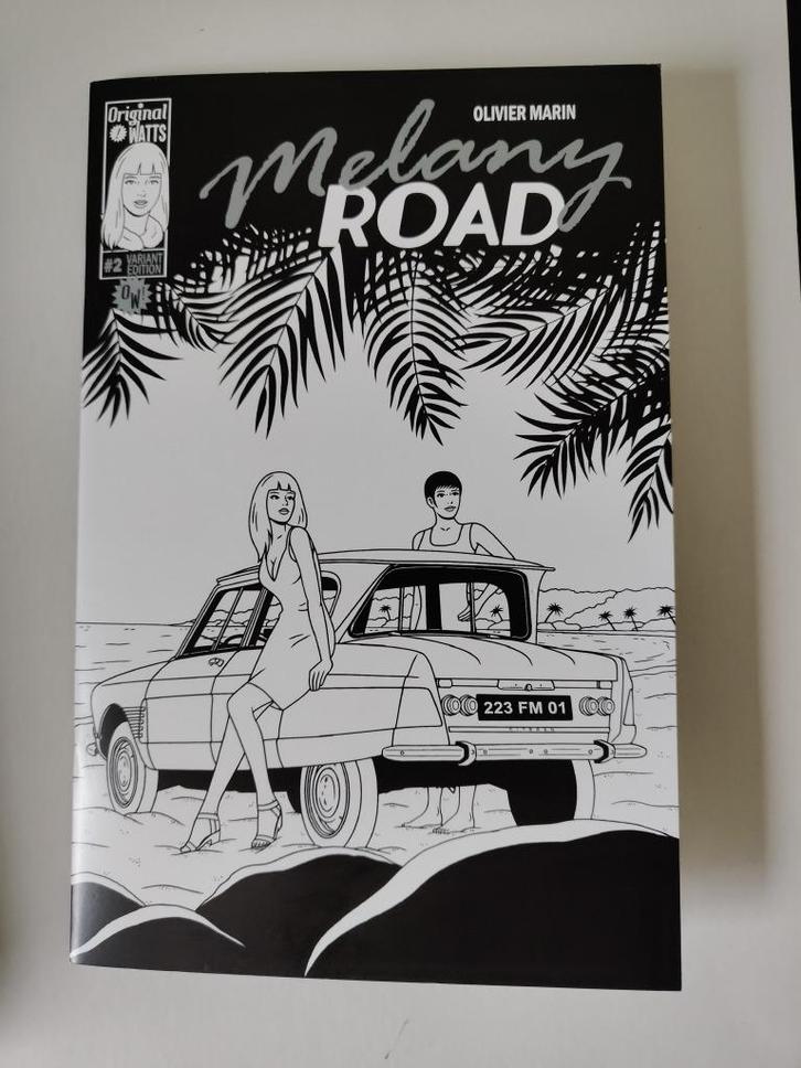 Melany Road 2 - Le Cœur Net - Variant Edition N&B, Boeken, Stripverhalen, Zo goed als nieuw, Eén stripboek, Ophalen of Verzenden