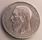 Munt 5 Frank Leopold 2 1873 België, Postzegels en Munten, Ophalen