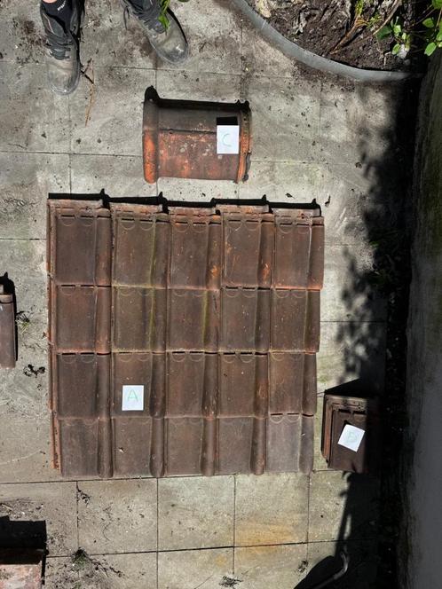 Stormpan noordboom gevelpan Gent, Doe-het-zelf en Bouw, Dakpannen en Dakbedekking, Gebruikt, Dakpannen, Steen of Klei, Rood, 15 m² of meer