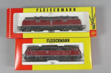 LOT Anciennes Locomotives Diesel DB HO FLEISCHMANN Neuves +B beschikbaar voor biedingen