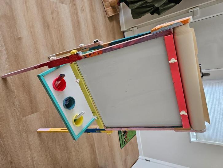 Tableau sur pied noir/blanc enfant - Vertbaudet, Diversen, Schoolborden, Gebruikt, Ophalen