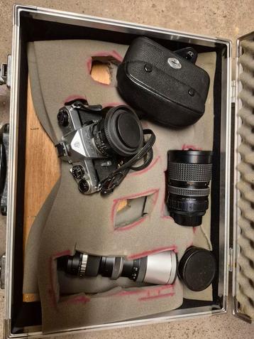 Appareil photo asahi pentax avec 3 objectif, Enlèvement ou Envoi, Comme neuf