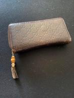 Gucci portemonnee, Handtassen en Accessoires, Portemonnees, Ophalen, Gebruikt, Bruin, Leder