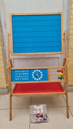 Schoolbord en magnetisch whiteboard, Ophalen, Gebruikt, Van hout