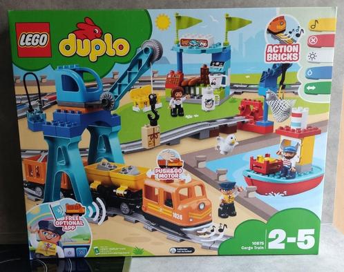 lego duplo 10875 goederentrein, Kinderen en Baby's, Speelgoed | Duplo en Lego, Nieuw, Duplo, Complete set, Ophalen of Verzenden