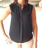 Magnifique haut noir à strass - Neuf, Enlèvement ou Envoi, Neuf, Taille 36 (S), Noir