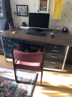 Heel mooi professioneel & duur bureau van metaal., Ophalen of Verzenden, Bureau
