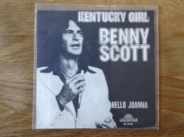 single benny scott, CD & DVD, Vinyles Singles, Single, Pop, 7 pouces, Enlèvement ou Envoi